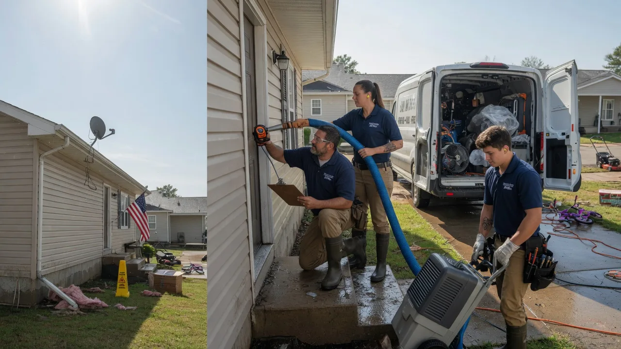 Ceiling Water Damage Restoration in Scranton, AR near me